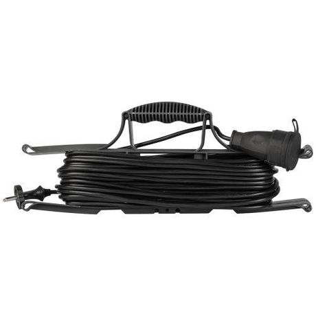 Удлинитель силовой ЭРА GREEN LINE FR-6-20m Greenline на рамке 1 розетка без заземления 20м ПВС 2x0.75мм2 | Б0065100