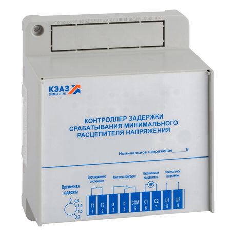 Контроллер задержки срабатывания минимального расцепителя напряжения OptiMat A-УХЛ3 | 236607 КЭАЗ