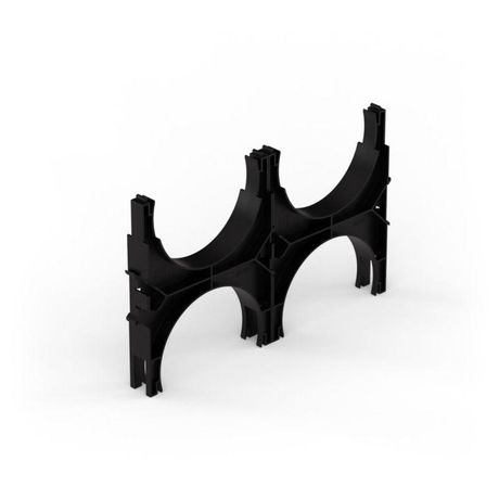 Кластер для двустенных труб d160 мм, двойной, двухсторонний (43 шт/кор) | PR13.02573 Промрукав Строитель