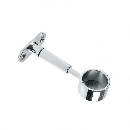 Крепление труб к стене регулируемое торцевое. хром (1 шт) - пакет Tech-Krep 127437