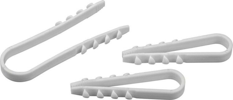 Дюбель-хомут для круглого кабеля 71 850 NCU-11-18-55-50/WH бел. (уп.50шт) Navigator 71850 19560