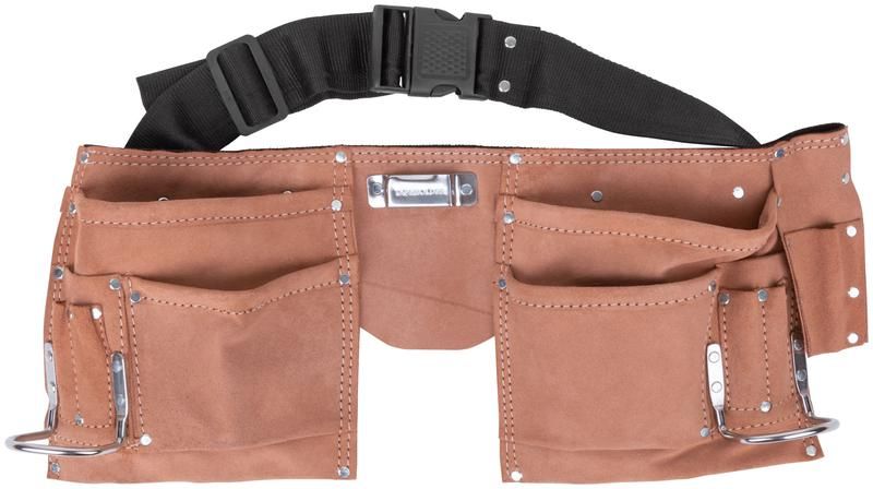 Пояс для инструмента двойн. кожа 11 отделений 2 петли FIT 12522 РОС