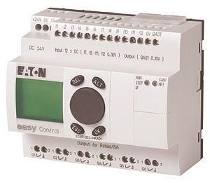 Контроллер компактный 24В DC 12DI (4 AI ) 6DO (R) 1AO Ethernet CAN дисплей EC4P-222-MRAD1 EATON 106405