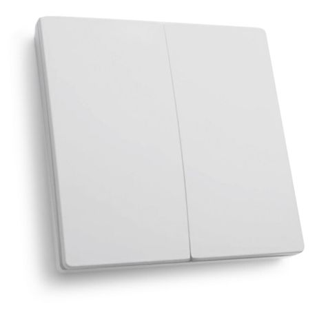 Выключатель дистанционного управления 230V 500W двухклавишный, TM82, белый | 41129 FERON