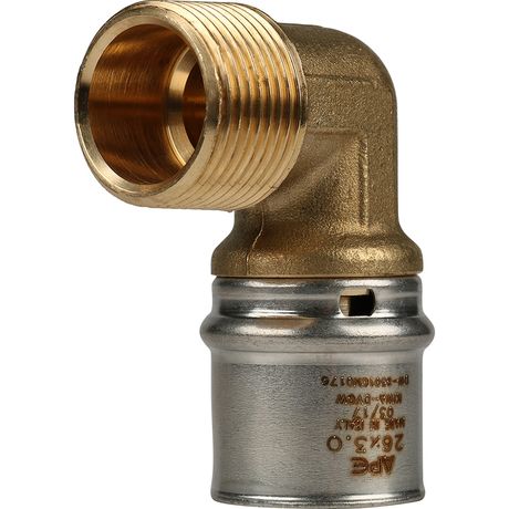 Угольник ВН 3/4'х26 переходной, для металлопластиковых труб прессовой - RG008S9C4J7HJ0 STOUT SFP-0011-003426