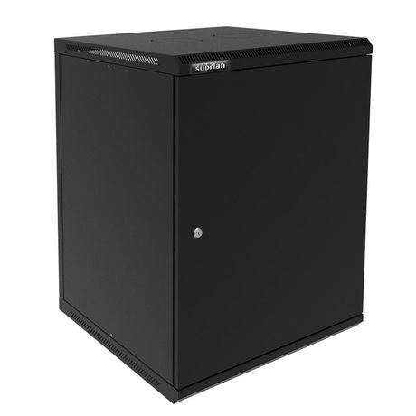 Шкаф телекоммуникационный настенный ТВС-15U-600-600-МР-9005 SUPRLAN 05-2157-B Net.on