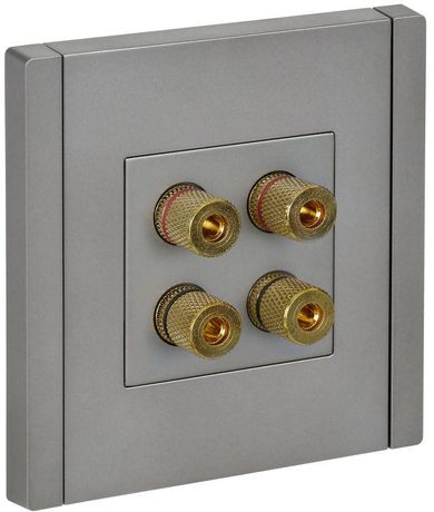 Аудиорозетка 4-м FORTE&PIANO FP539 сталь IEK FP-S40-K46