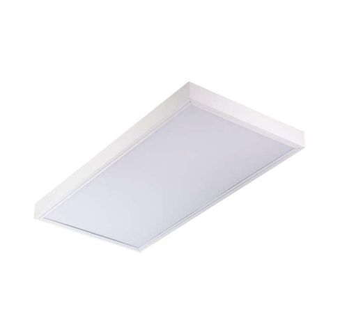 Светильник люминесцентный накладной с БАП TL436 OL EL EM 1235x620x85мм без ламп IP20 опал | 04588 TechnoLux