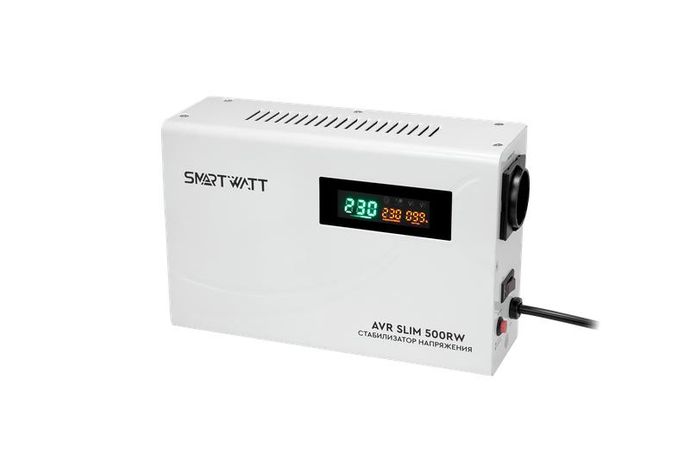 Стабилизатор напряжения настенный SMARTWATT AVR SLIM 500RW | 4512020310002 Delta
