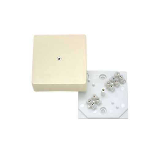 Коробка распределительная 75х75х30 с клеммником, сл.кость | КРК2702 02-И HEGEL