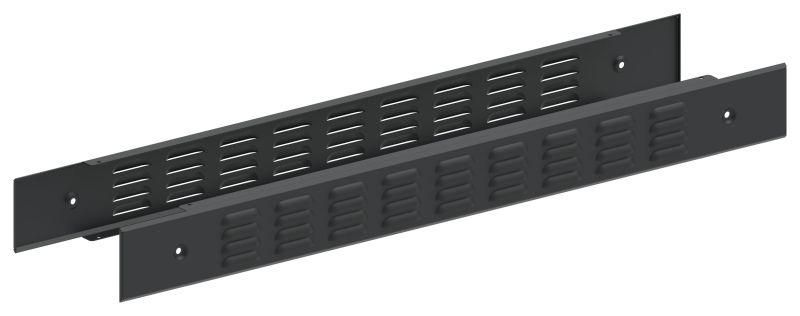 Панель цоколя вентилируемая 100х1000 RAL7021 FORMAT (уп.2шт) IEK FO-00D-PCV-010-100-7021