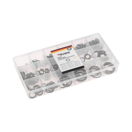 Набор резиновых уплотнительных колец 3-22мм (225 шт/уп) | KR-01-3101-17 Kranz