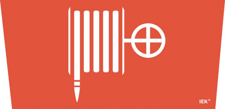 Пиктограмма (наклейка) "Пож. гидрант" ССА 5043 | LPC10-1-31-28-PGID IEK