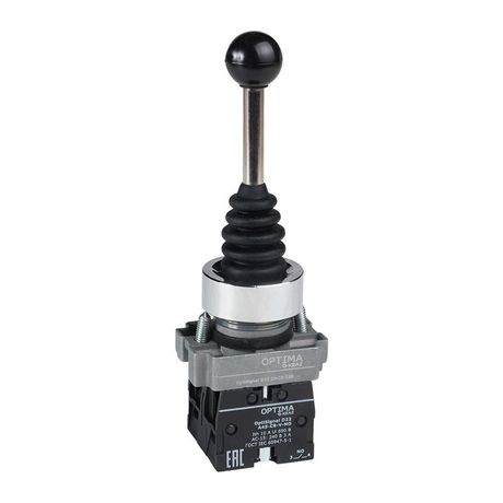 Джойстик OptiSignal D22 C4-J2-220 метал. 2 положения 2НО без фиксации КЭАЗ 380093 КЭАЗ арт. 380093