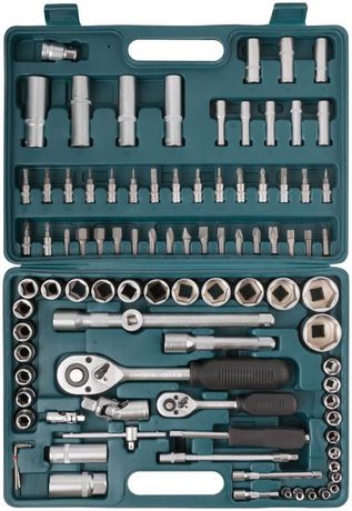 Набор инструмента автомобильный 94шт CrV 1/2дюйм+1/4дюйм FIT 65214 РОС