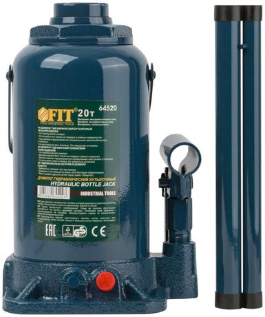 Домкрат гидравлический бутылочный 20 т. - 64520 РОС