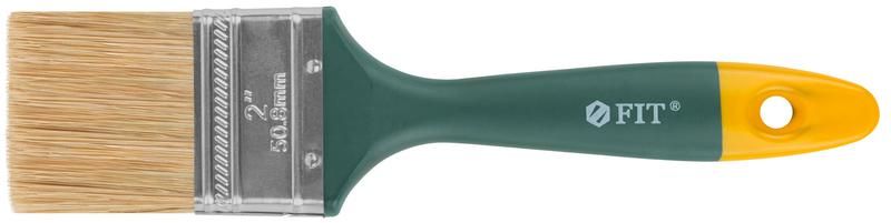 Кисть флейцевая Гранднатуральная светлая щетинапластиковая ручка.art.F441P 2 50мм - 01165 РОС