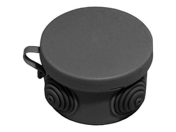 Коробка распределительная (черная) 65х40 IP 55 | КР2601-08 HEGEL