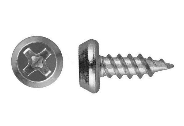 Саморез Клоп 3.5x11 металл-металл цинк, шлиц Philips №2, острый - PR08.9373 Строитель