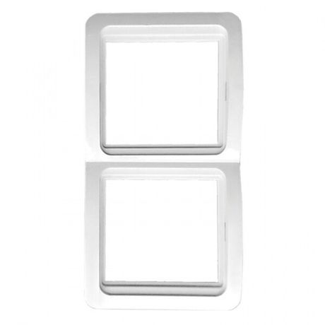 Лондон Рамка 2-местная вертикальная белая EKF PROxima | EEM-V-302-10