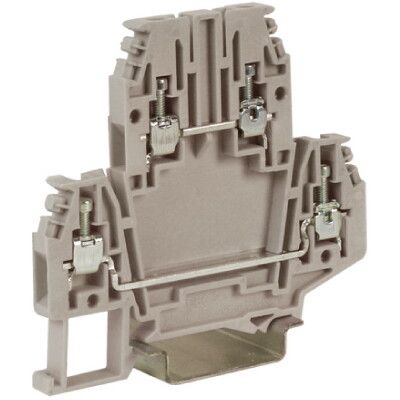 Зажим проходной 2-х уровн. DBC.2GR 2.5кв.мм сер. DKC ZDB100GR-RET ДКС