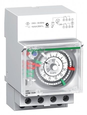 РЕЛЕ ВРЕМ. ЭЛ.МЕХ. IH 24ЧАСА 2КАНАЛА | 15337 Schneider Electric