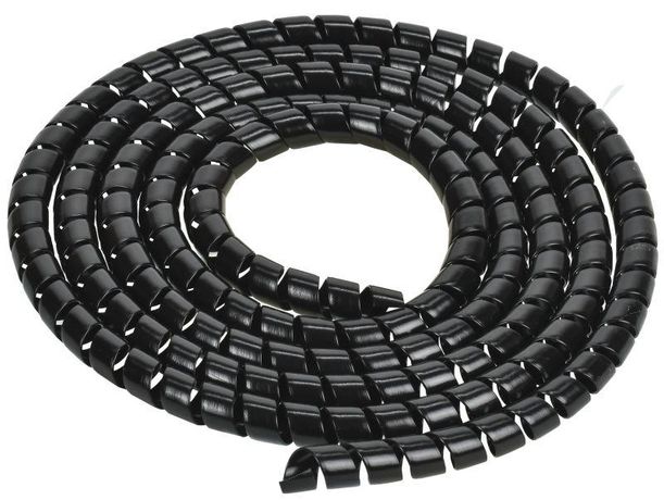 Спираль монтажная СП-12 черная (2м/упак) | USWB1-12-02-K02 IEK