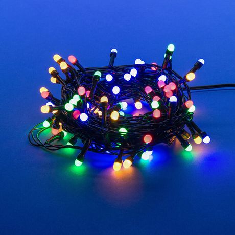 Гирлянда светодиодная с контр. «Жемчужины» ULD-S0800-100/DGA MULTI IP20 PEARLS 8м. 100 диодов. мультиколор. шнур зеленый. | UL-00005473 Uniel