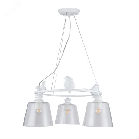 Люстра подвесная PASSERO E27 3х40Вт Металл Белый - A4289LM-3WH Arte Lamp