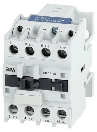 Контактор PRO KKM21-025-230-01-E КМИ-22511 25А 230В/АС3 1НЗ | Б0050436 ЭРА