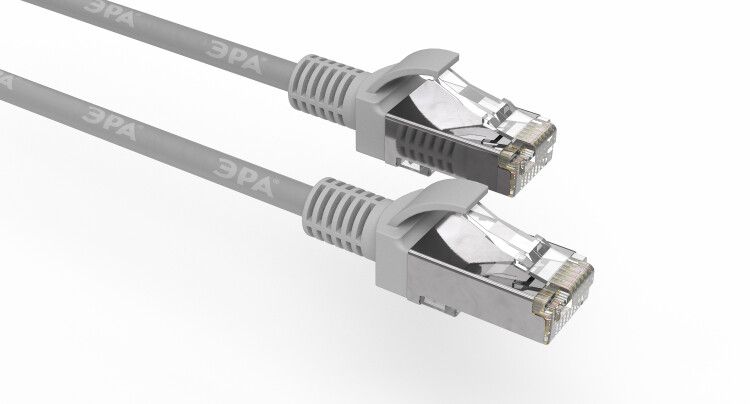 Патч корд PC-15F F/UTP категория 5e, длина 15 метров, экранированный, серый, Cu | Б0051350 ЭРА