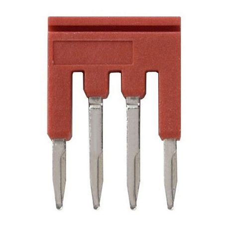 Гребенка XW5SP154RD для клемм XW5 Push-in Plus 1.5кв.мм 4п 500В 17.5А красн. Omron 669998