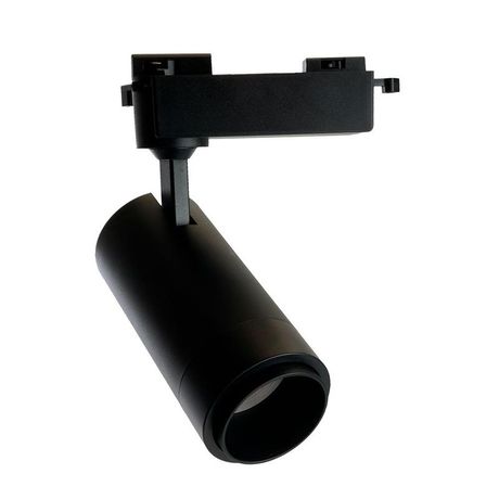 Светильник светодиодный трековый на шинопровод ДПО-20w 4000К 1400 Лм черный с регулируемым углом освещения 15-60 гр - 51176 FERON