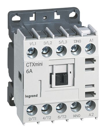Мини-контактор CTX3 3п 6А кат. 230В AC 1НО Leg 417006 Legrand