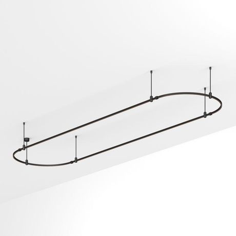 Трек ART-APRIORI-OVAL-ROD-400-4000x1000 (BK) (ARL, IP20 металл, 3 года) - 048512 Arlight