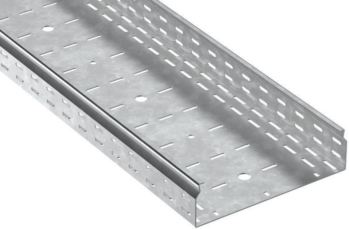 Лоток листовой перфорир. 80х300 L2000 сталь 2.0мм HDZ ESCA 7 IEK CLP10-080-300-200-2-HDZ