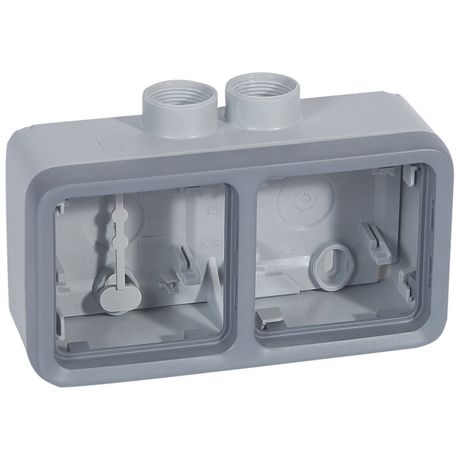 Коробка с каб. вводом PLEXO PG 2п. горизонт. Leg 069674 Legrand