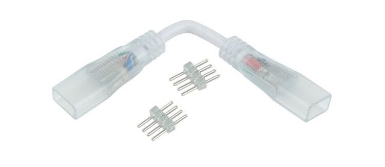 Переходник для ленты угловой RGB 220V 5050 (10pkt) | a035334 Elektrostandard