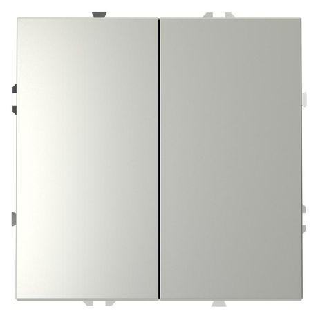 Переключатель проходной 2-кл. СП S70 10А механизм сталь Voltum VLS020305 Voltum арт. VLS020305