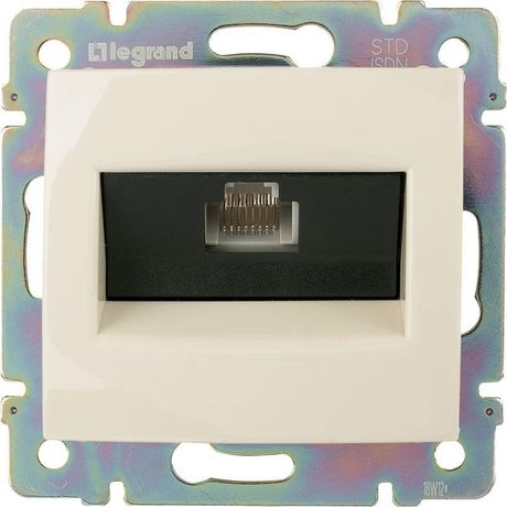 Механизм розетки компьютерной 1-м СП Valena RJ45 ISDN/интернет сл. кость Leg 774341 Legrand