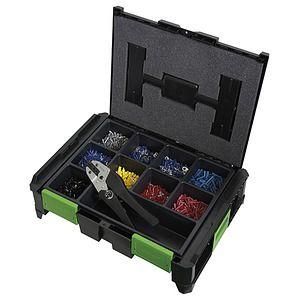 Набор кабельных наконечников и конечных гильз с клещами 210784 SysCon HAUPA 220391