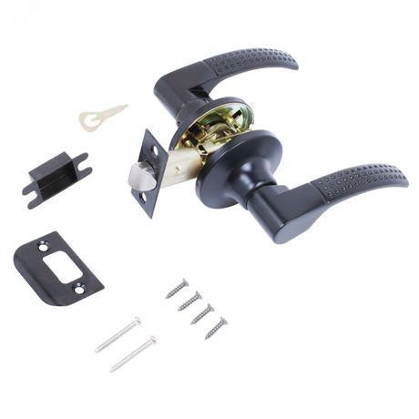 Защёлка СТАНДАРТ 8510 PS BL черная пустая - 13395 ПТК