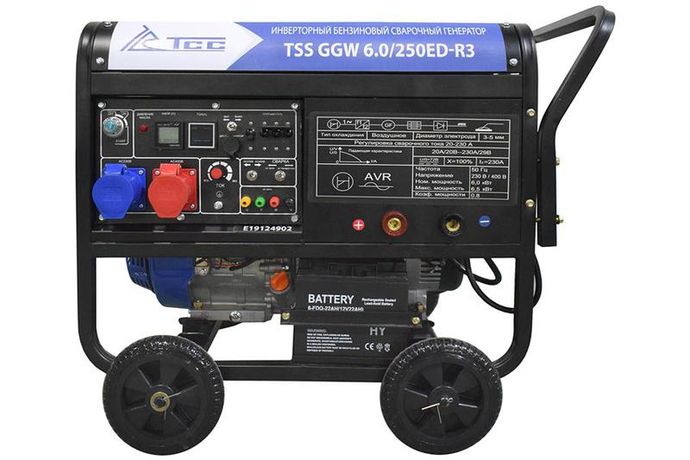 Инверторный бензиновый сварочный генератор TSS GGW 6.0/250ED-R3 - 26495 ТСС