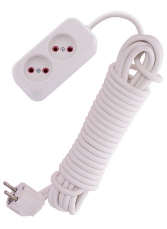 Удлинитель без заземления 2 входа 7 метров - 720-0207-203 LEZARD