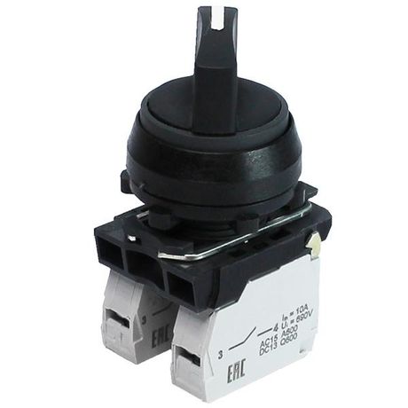 Переключатель управления ПЕ-011 исп.1м, 2з, 10А, 660В, рукоятка на 2 положения -45° +45°, IP40, (ЭТ) - ET514766 Электротехник