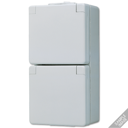 Штепсельная розетка SCHUKO для накладного монтажа 16A 250V ~ двойная | 622N Jung