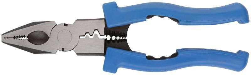 Плоскогубцы комбинированные многофункциональные, пластиковые ручки, Профи 200 мм - 51012 РОС