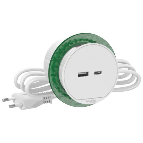 БЛОК РОЗЕТОЧНЫЙ USB тип А + С БЕЛЫЙ |INS44008| Schneider Electric