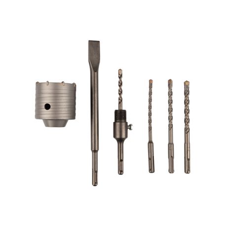 Набор для установки подрозетников KRANZ SDS PLUS, 5 предметов |KR-91-0431 |