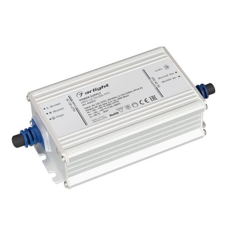 Блок питания ARPJ-LG-561000-PFC (30W, 25-56V, 0.3-1.0A) (Arlight, IP67 Металл, 5 лет) - 046272